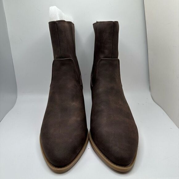 CUSHIONAIRE Women's Western Boot +Memory Foam 9.5 BROWN - Picture 2 of 7